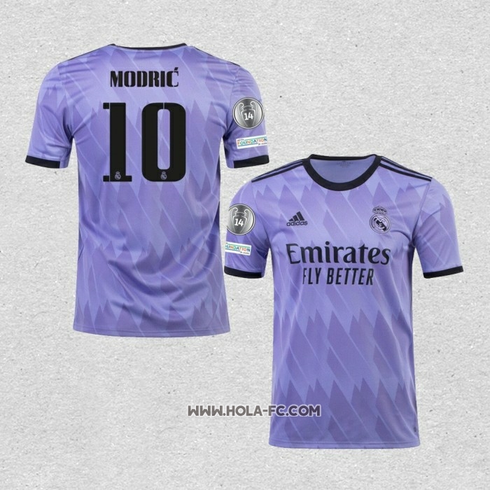 Camiseta Segunda Real Madrid Jugador Modric 2022-2023